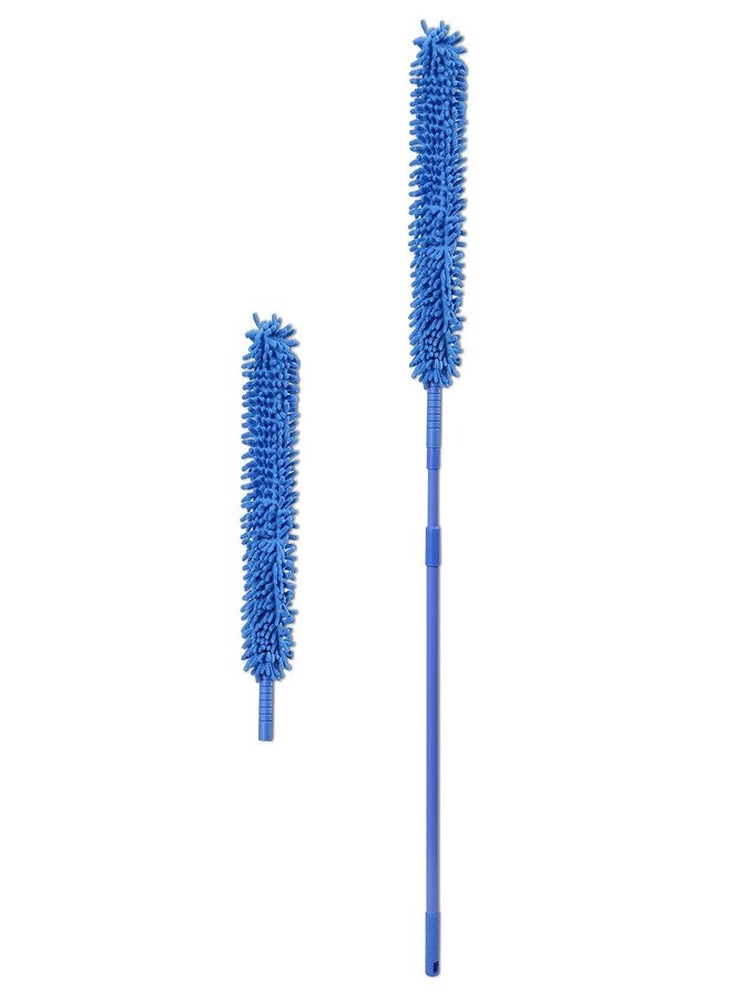 SQUICKLE Fan Cleaning Brush with Long Rod || Foldable Microfiber Steel Body Flexible Fan mop for Quick and Easy Cleaning of Home, Kitchen, Car, Ceiling, and Fan Dusting Office (Pack of 1) (Fan Mop) - Image 3